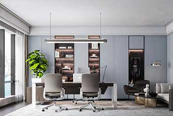 平凉轻奢风格-书房