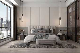 平凉现代风格-卧室