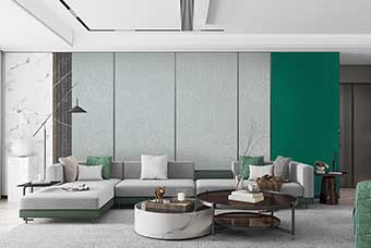 平凉轻奢风格-客厅