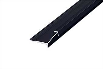 平凉航空纤维墙咔铝合金阳角线（哑黑氧化）