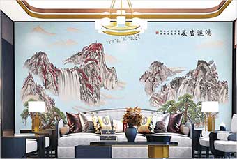 平凉森佰汇航空纤维墙咔(鸿运当头)